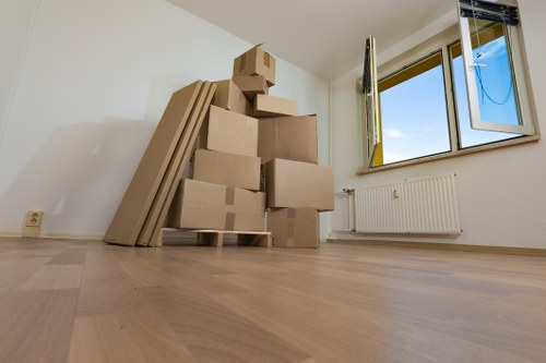 Illustration of accessible moving services in Shoreditch