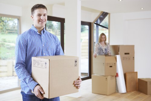 Local movers handling a careful property move in Shoreditch