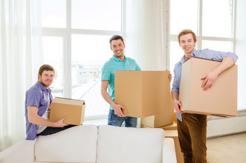 Checklist and packing supplies ready for a Shoreditch home relocation
